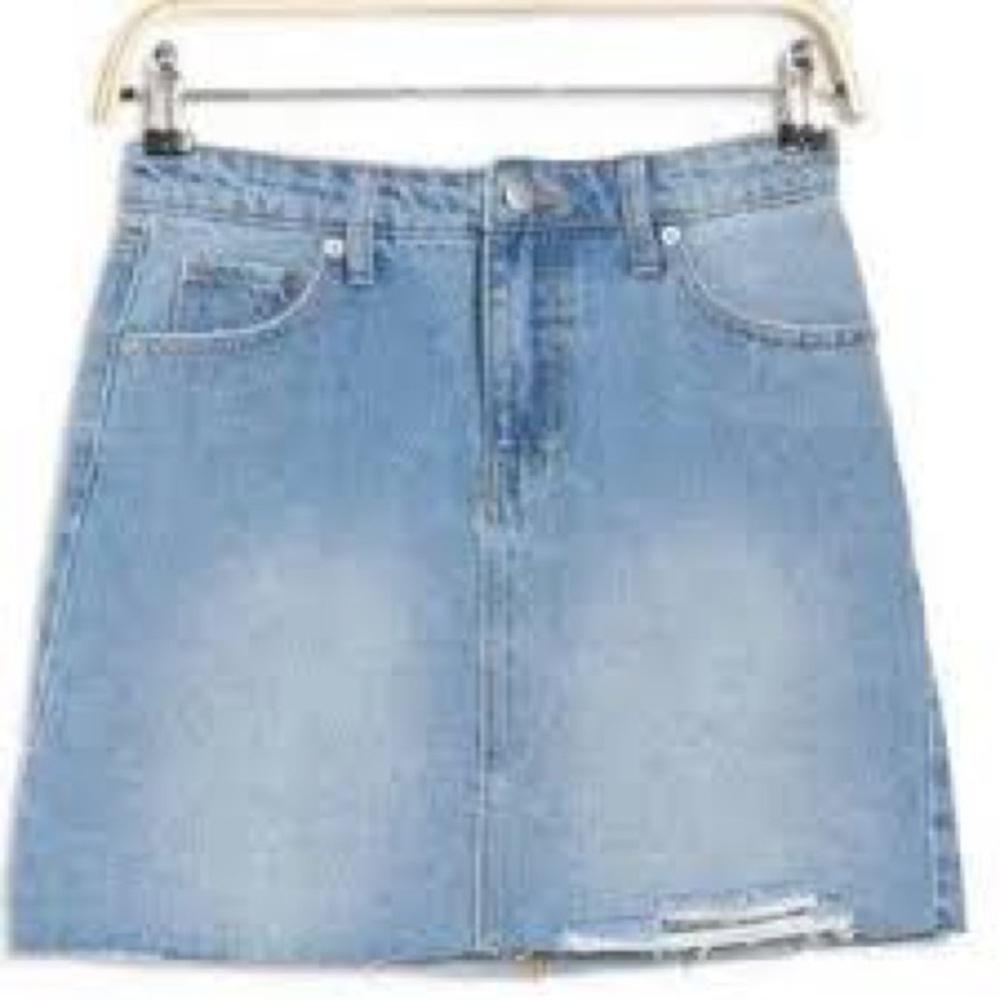Abound Light Blue Denim Mini Skirt. Like new.